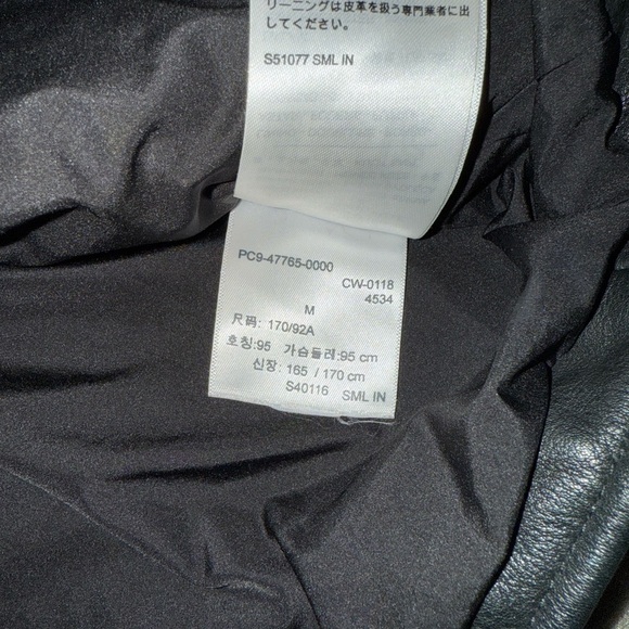 Levi’s Black Leather Jacket - Picture 4 of 4